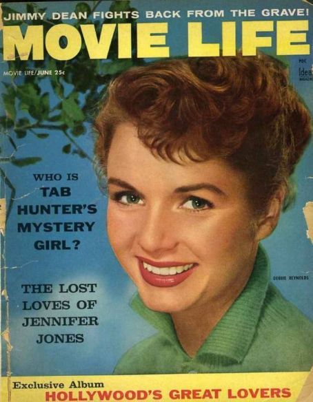 MOVIE LIFE magazine side cover June 1956