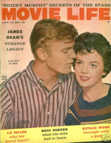 MOVIE LIFE magazine side cover July 1956