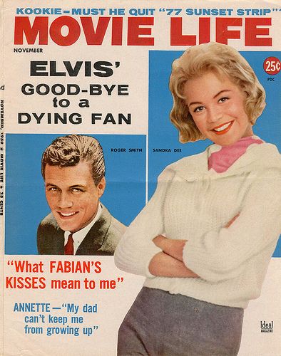 MOVIE LIFE magazine side cover November 1959