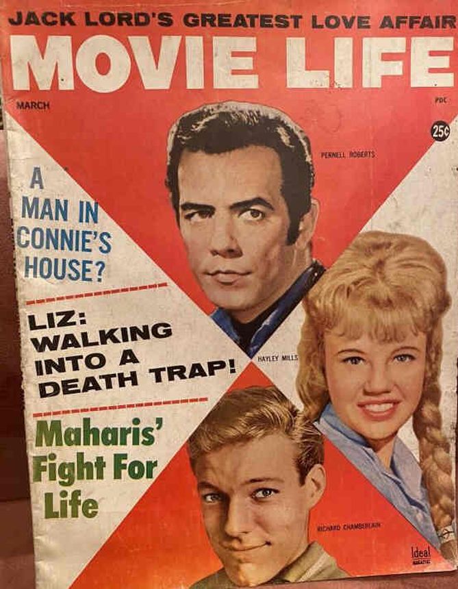 MOVIE LIFE magazine side cover March 1963