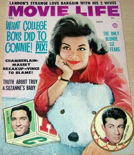 MOVIE LIFE magazine side cover May 1963