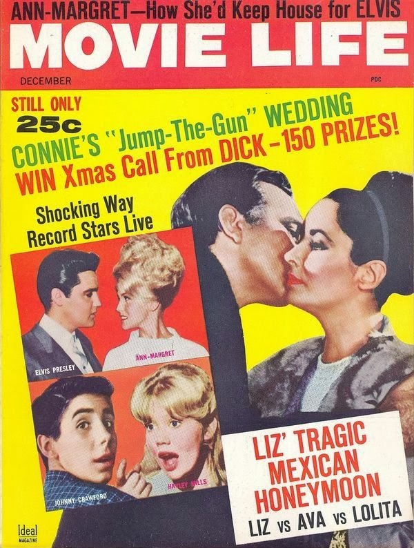 MOVIE LIFE magazine side cover December 1963