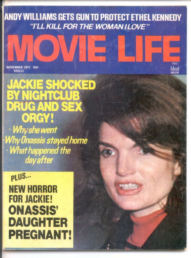 MOVIE LIFE magazine side cover November 1971