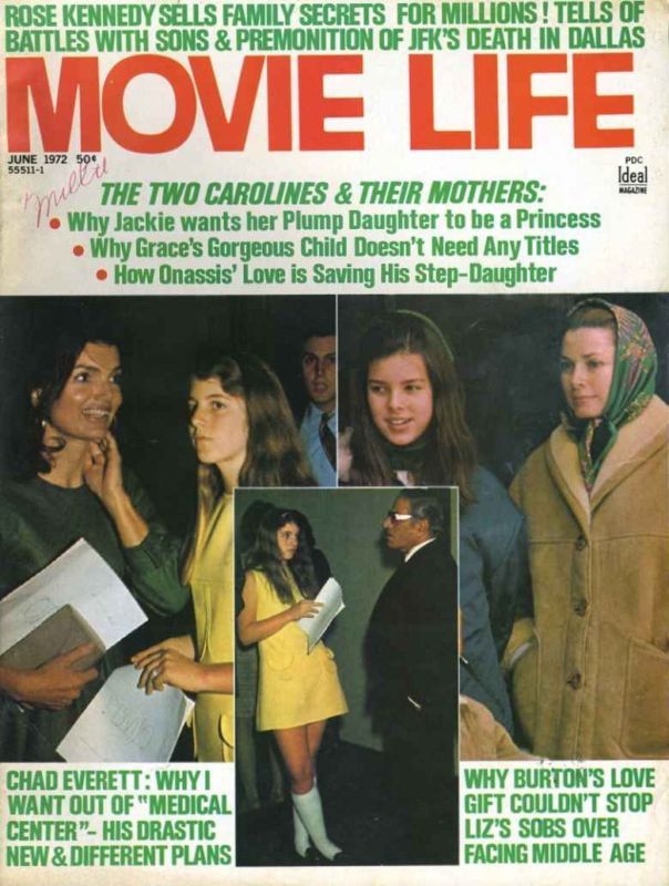 MOVIE LIFE magazine side cover June 1972
