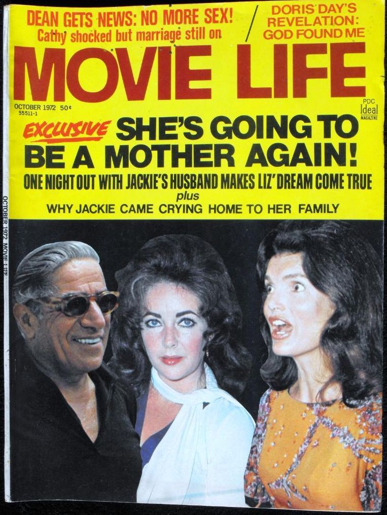 MOVIE LIFE magazine side cover October 1972