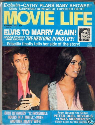 MOVIE LIFE magazine side cover November 1972