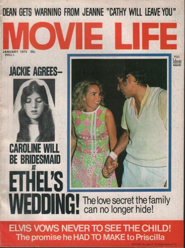 MOVIE LIFE magazine side cover January 1973