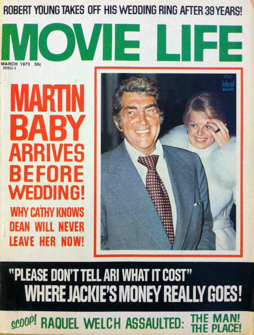 MOVIE LIFE magazine side cover March 1973
