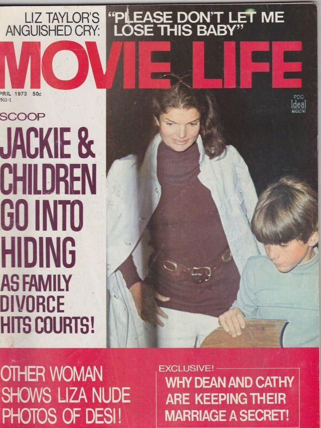 MOVIE LIFE magazine side cover April 1973