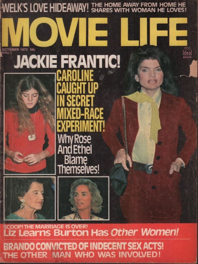 MOVIE LIFE magazine side cover October 1973