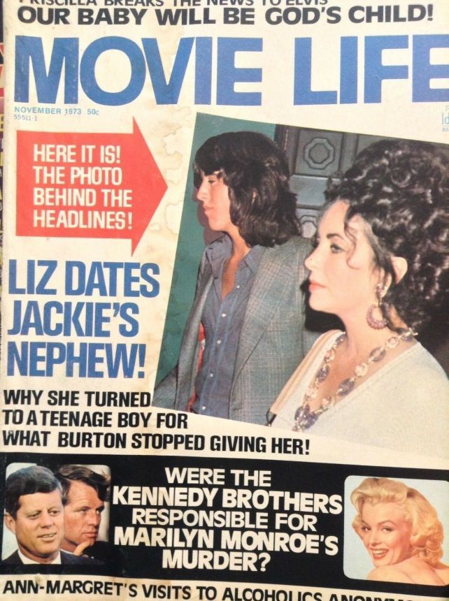 MOVIE LIFE magazine side cover November 1973