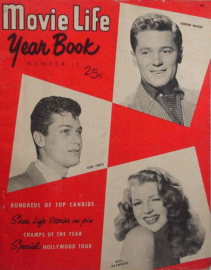 MOVIE LIFE magazine side cover Issue 13  Yearbook  1951