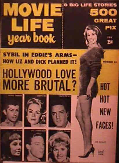 MOVIE LIFE magazine side cover Issue 33  Yearbook  1963