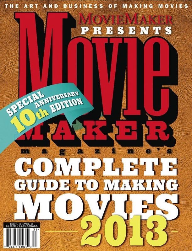 MOVIE MAKER magazine side cover Issue 101 November/December 2012