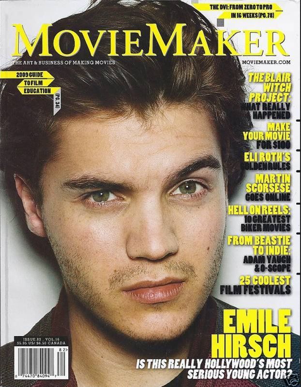 MOVIE MAKER magazine side cover Issue 82 August/September 2009