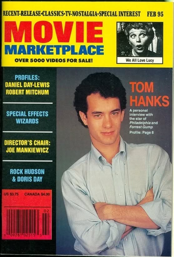 MOVIE MARKETPLACE magazine side cover February 1995
