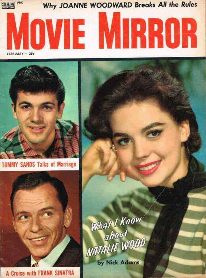 MOVIE MIRROR Sterling magazine cover Issue 24 February 1958