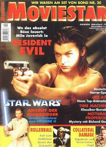 MOVIESTAR magazine side cover Issue 72 March/April 2002