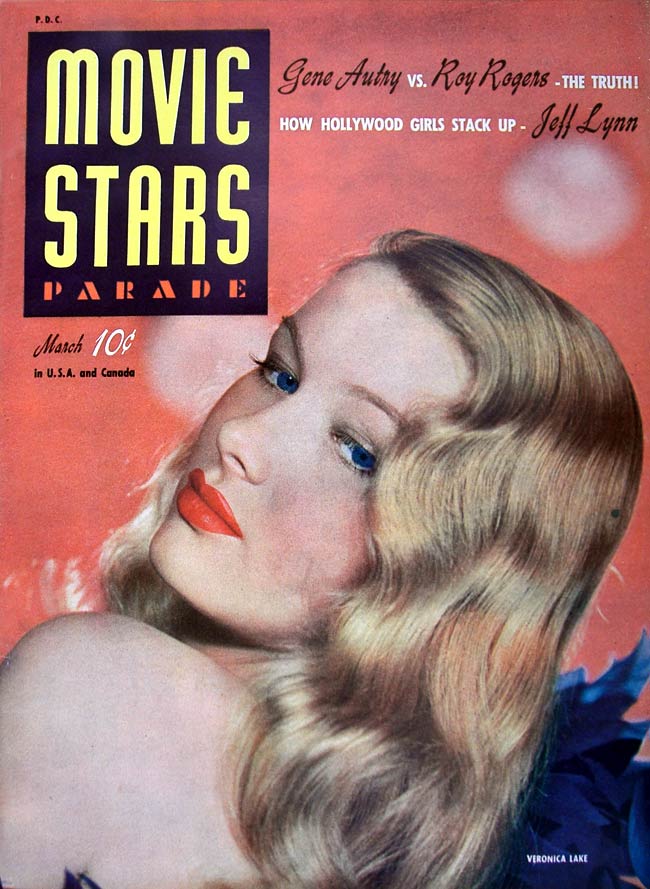 MOVIE STARS magazine side cover Issue 16 March 1942