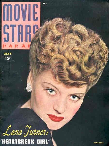 MOVIE STARS magazine side cover Issue 30 May 1943