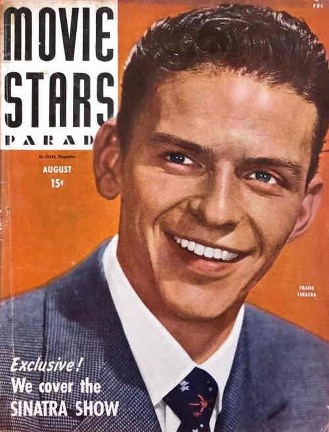 MOVIE STARS magazine side cover Issue 45 August 1944