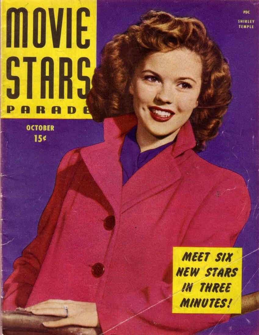 MOVIE STARS magazine side cover Issue 59 October 1945