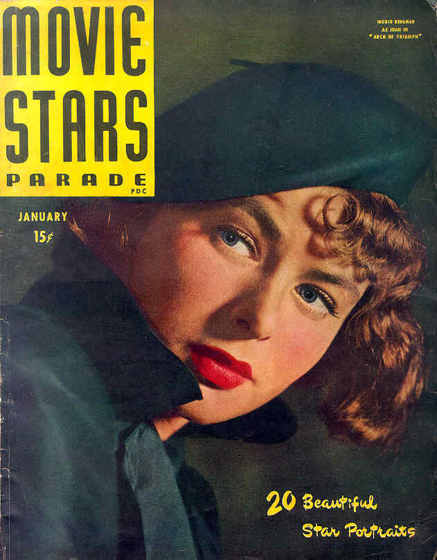 MOVIE STARS magazine side cover Issue 74 January 1947