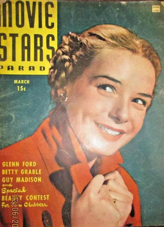 MOVIE STARS magazine side cover Issue 76 March 1947
