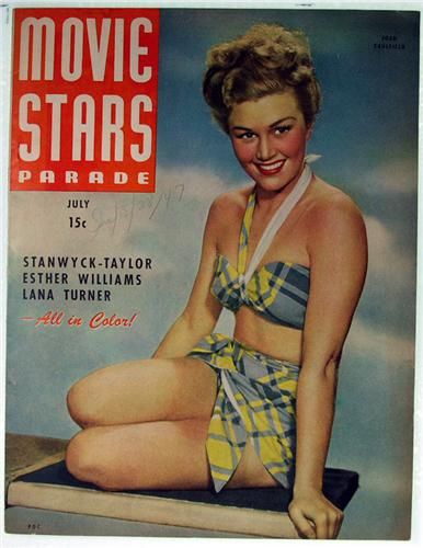 MOVIE STARS magazine side cover Issue 80 July 1947