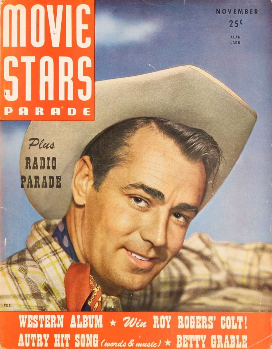 MOVIE STARS magazine side cover Issue 84 November 1947