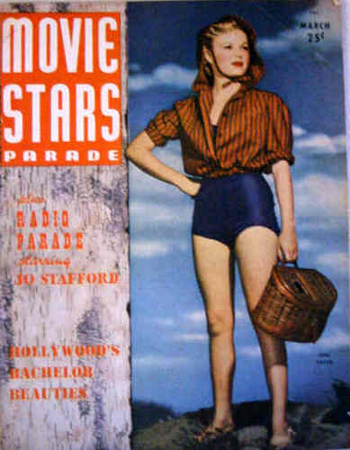 MOVIE STARS magazine side cover Issue 88 March 1948