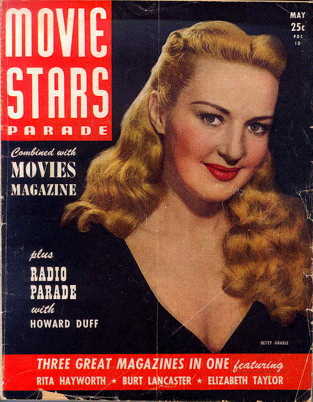 MOVIE STARS magazine side cover Issue 90 May 1948