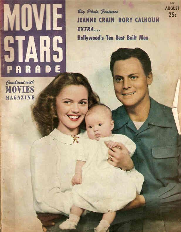 MOVIE STARS magazine side cover Issue 93 August 1948