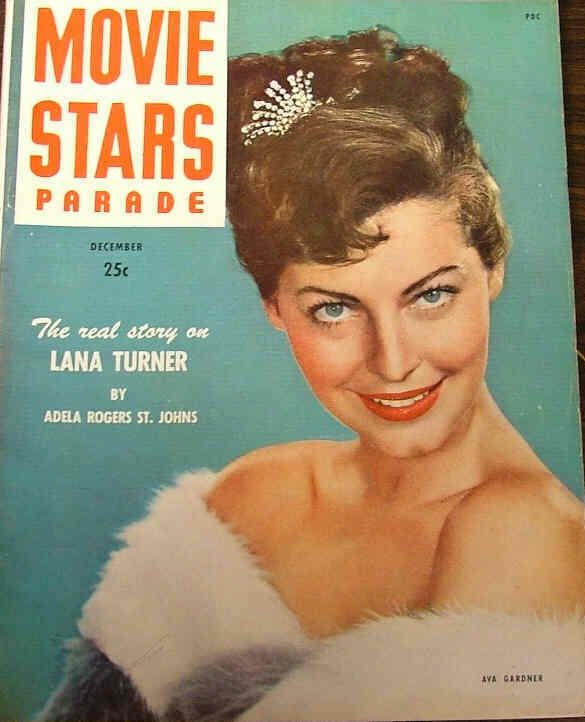 MOVIE STARS magazine side cover Issue 97 December 1948