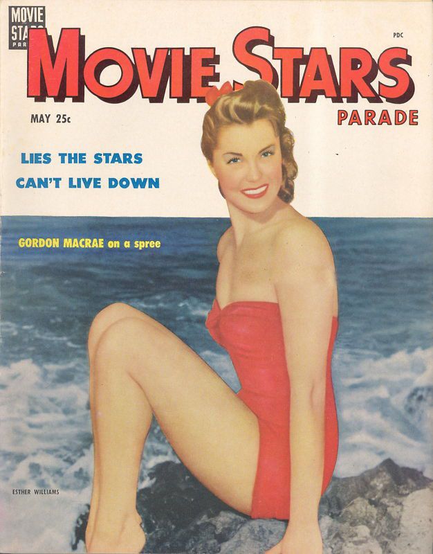 MOVIE STARS magazine side cover Issue 126 May 1951
