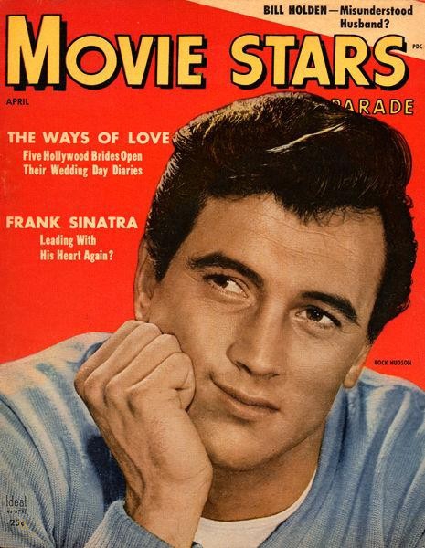MOVIE STARS magazine side cover Issue 173 April 1955
