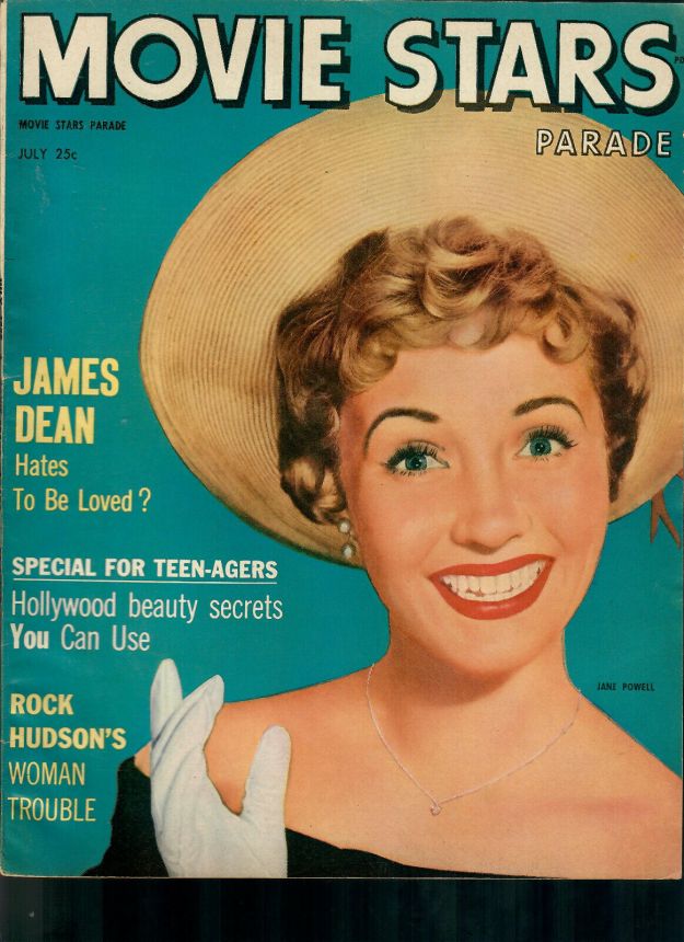 MOVIE STARS magazine side cover Issue 176 July 1955