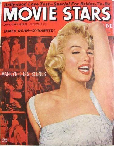 MOVIE STARS magazine side cover Issue 178 September 1955