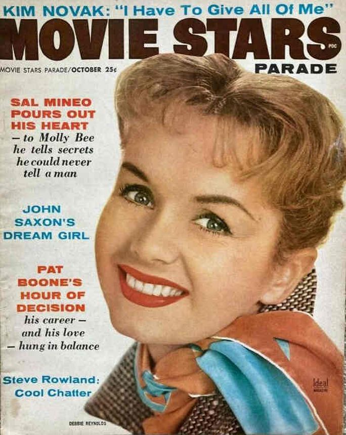 MOVIE STARS magazine side cover Issue 203 October 1957