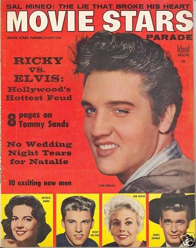 MOVIE STARS magazine side cover Issue 208 March 1958