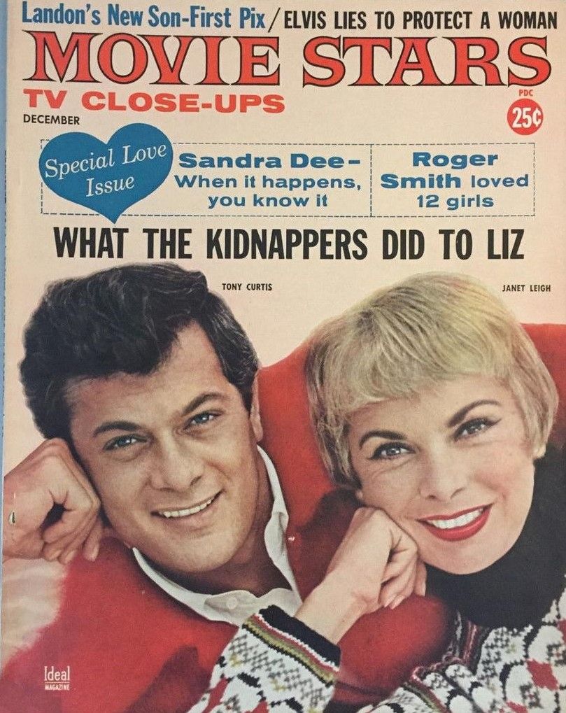 MOVIE STARS magazine side cover Issue 241 December 1960