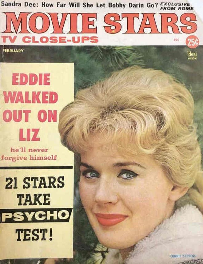 MOVIE STARS magazine side cover Issue 243 February 1961