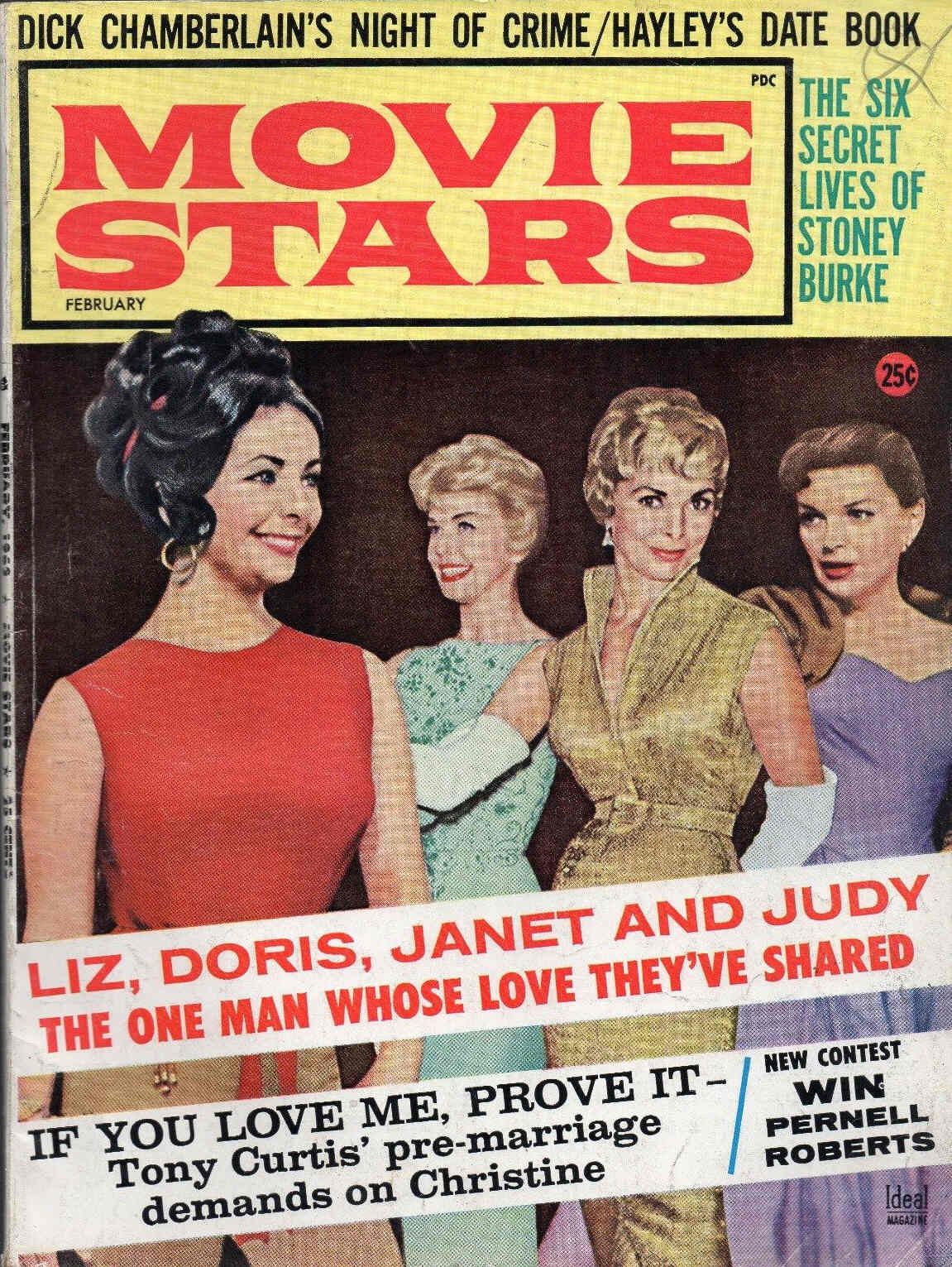 MOVIE STARS magazine side cover Issue 267 February 1963