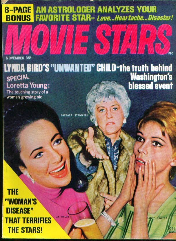 MOVIE STARS magazine side cover Issue 336 November 1968