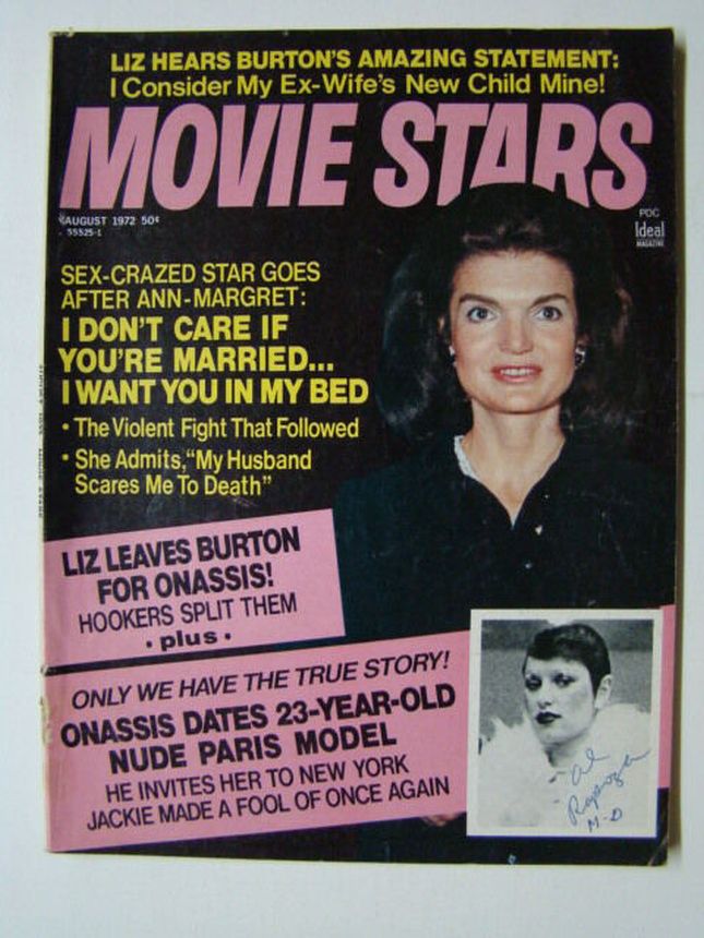 MOVIE STARS magazine side cover Issue 381 August 1972
