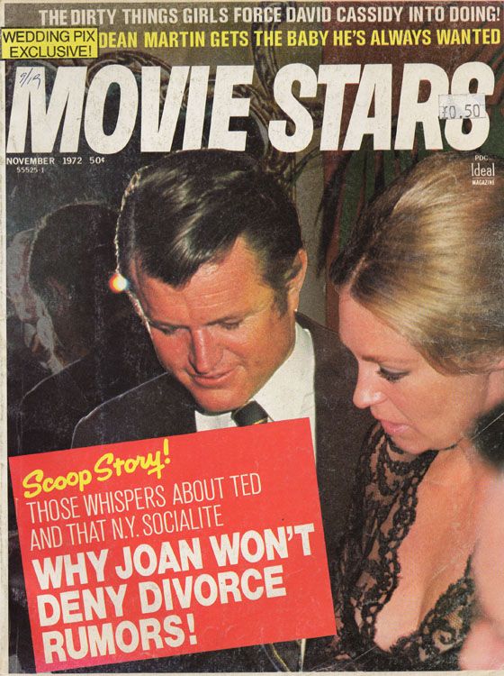 MOVIE STARS magazine side cover Issue 384 November 1972