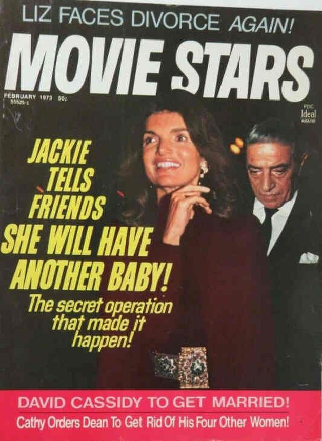 MOVIE STARS magazine side cover Issue 387 February 1973