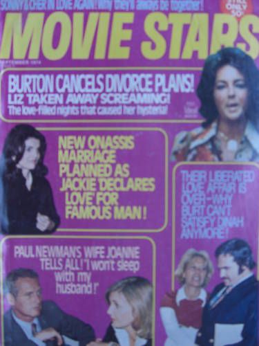 MOVIE STARS magazine side cover Issue 406 September 1974