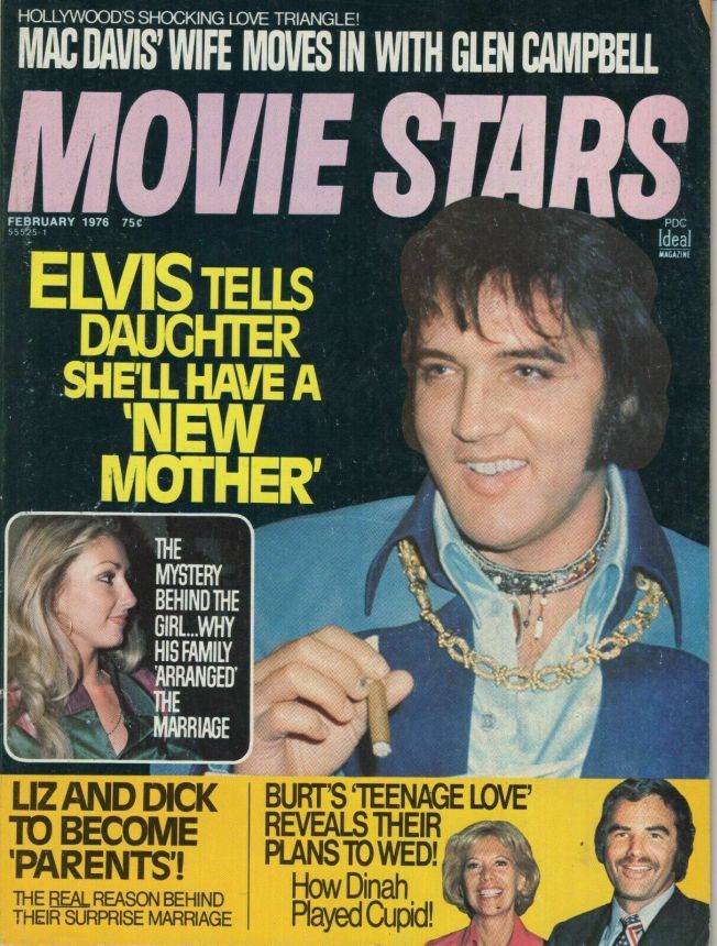 MOVIE STARS magazine side cover Issue 423 February 1976