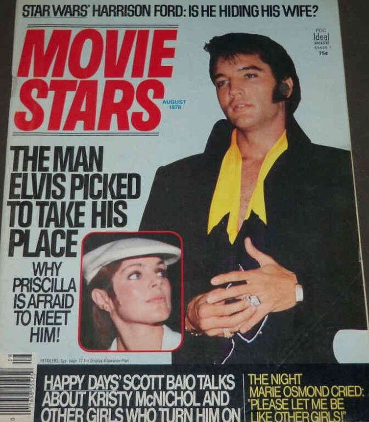 MOVIE STARS magazine side cover Issue 453 August 1978